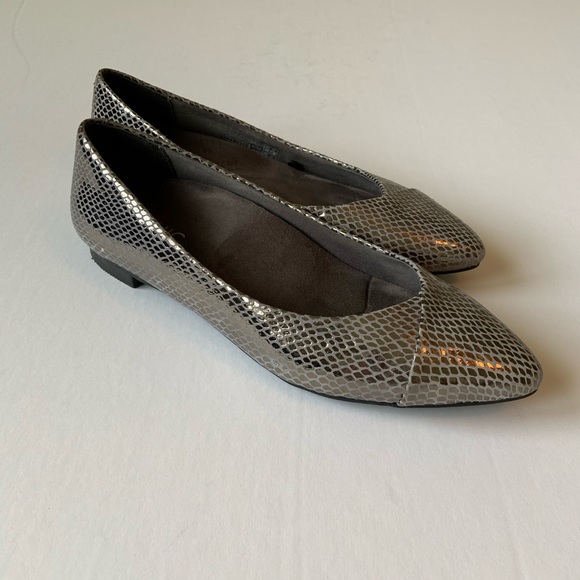 vionic silver flats